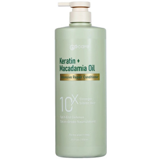 Відновлюючий кондиціонер для волосся GoCare KERATIN + Macadamia Oil 10X 1000 мл